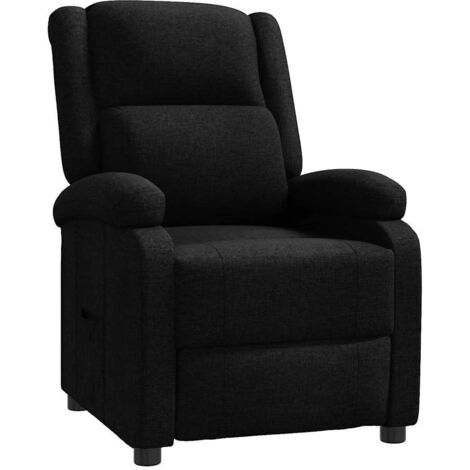 Relaxsessel Schwarz Stoff vidaXL