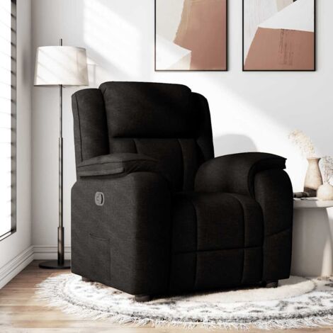 Relaxsessel Schwarz Stoff vidaXL