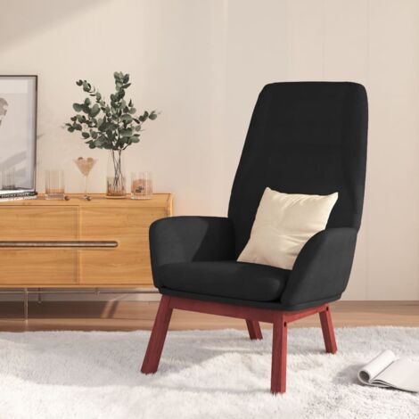 Relaxsessel Schwarz Stoff vidaXL
