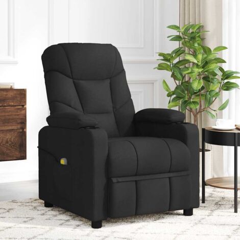 Relaxsessel Schwarz Stoff vidaXL