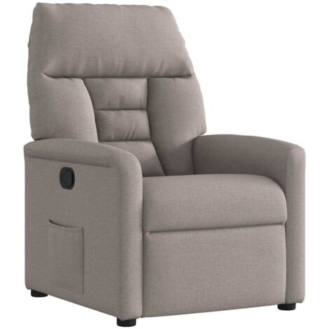 Relaxsessel Taupe Stoff vidaXL