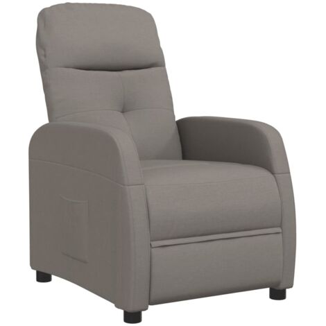 Relaxsessel Taupe Stoff vidaXL