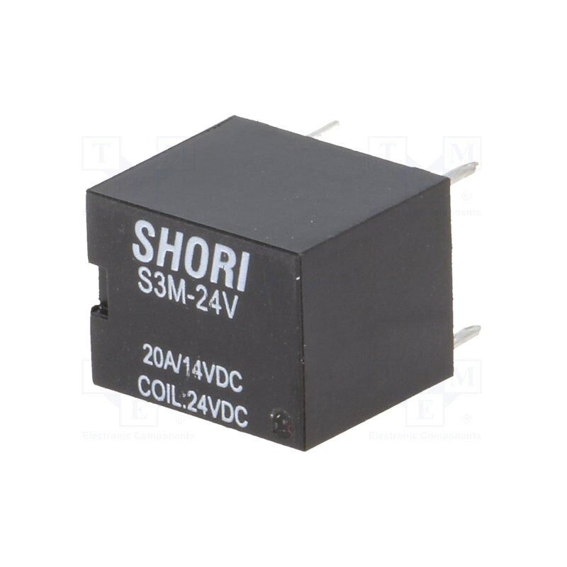 

RELE 24Vdc 20Amp 1Cto.Conmutado Cto.Impreso