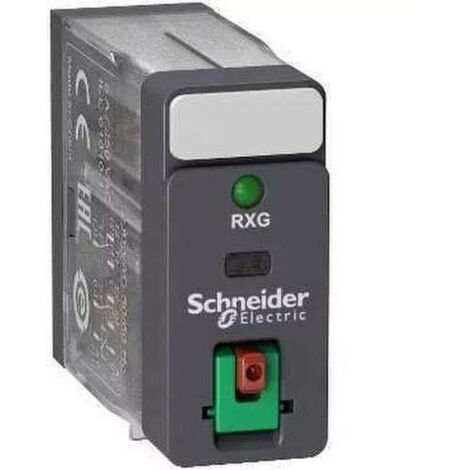 RELé 2CO 5A+BOTóN TEST+LED 24VAC SCHNEIDER ELECTRIC RXG22B7