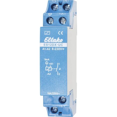 Relè a impulso Guida DIN Eltako ES12DX-UC 1 NA 230 V/DC, 230 V/AC 16 A 2000 W 1 pz.