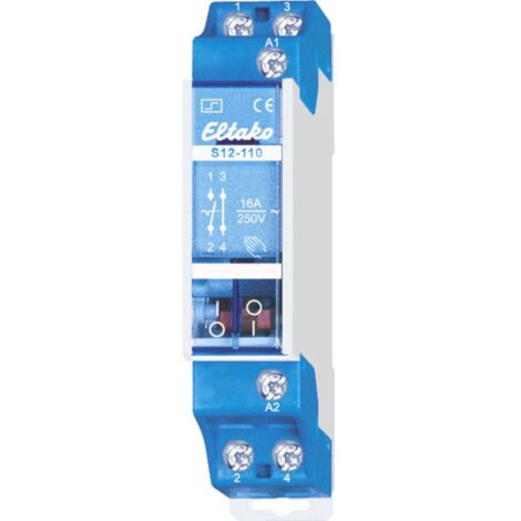 Relè a impulso Guida DIN Eltako S12-110-12V 1 NC, 1 NA 12 V 16 A 2300 W 1 pz.
