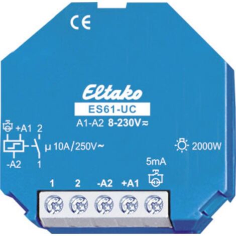Relè a impulso Incasso Eltako ES61-UC 1 NA 230 V 4 A 2000 W 1 pz.