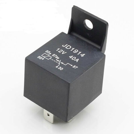 Rele Coche 12vdc 40a 1cto Conmutado Spdt 5 Terminales Jd1914