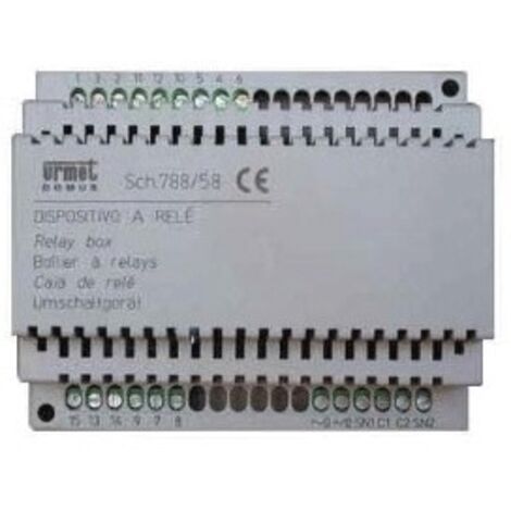 Rele' Commutazione Automatica 4 Pulsanti Citofono ( URMET cod. 788/58 )