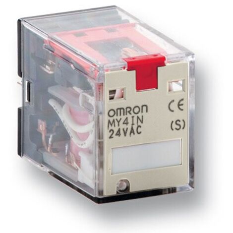 Relè Contatti Omron 4 scambi 24VDC LED MY4N24DCS-114040