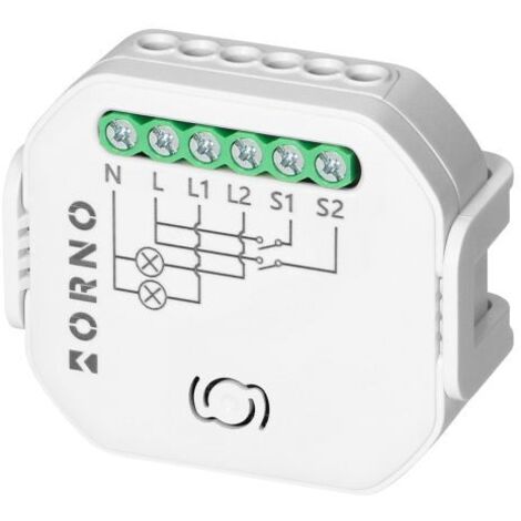 Relè da parete a 2 canali Tuya Smart Wi-Fi+BLE