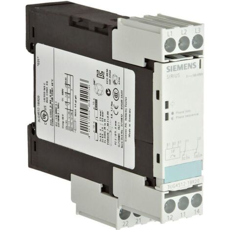 Relé de supervisión Siemens 3UG4512-1BR20 160-690V AC