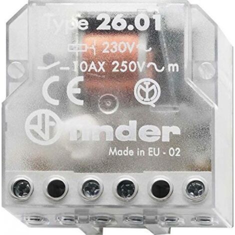Relé del interruptor de impulsos Finder 230v 26018230