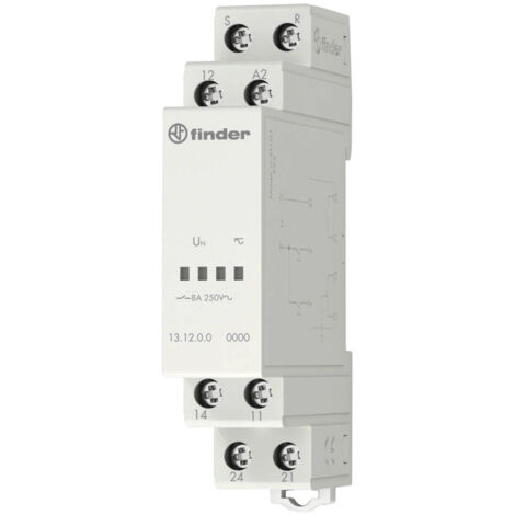 Relè di chiamata Finder 12V AC 1 modulo DC 131200120000