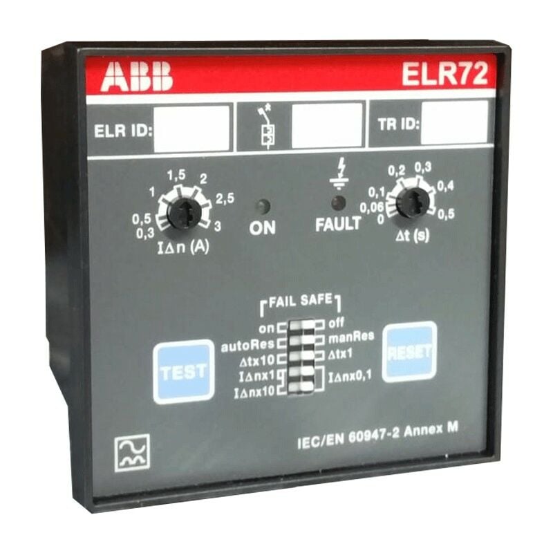 ABB - Relè differenziale elettronico ELR72 ELR72