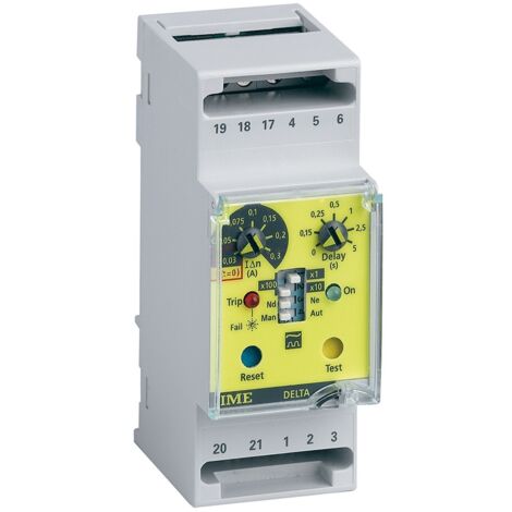 Relè differenziale salvavita tipo A 230VAC 30mA-30A DELTA D2-L IME RD1AF13B