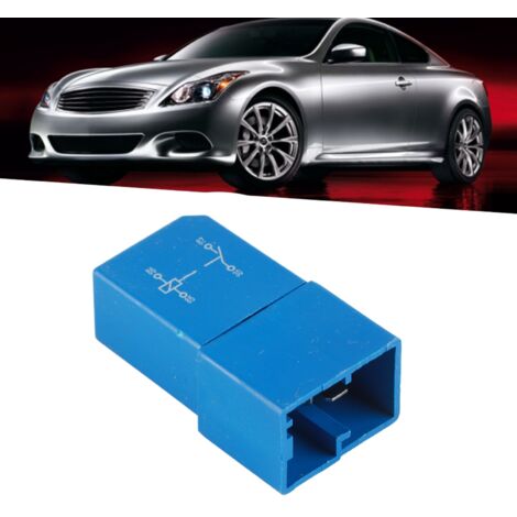 Relé eléctrico multifunción de 4 pines para Infiniti G37 25230-79915, color azul.