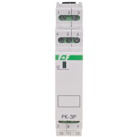 Relé electromagnético 3P 8A 24V ACDC PK3P24V