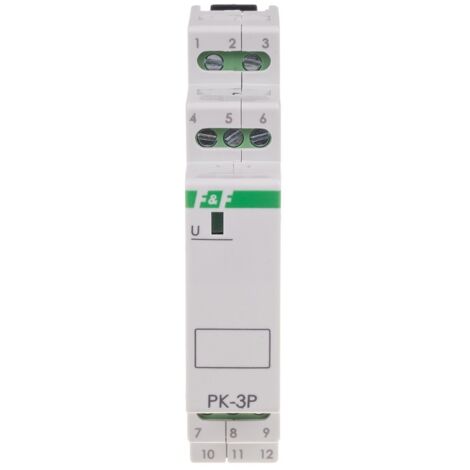 Relé electromagnético 8A 3P 230V CA PK3P230V