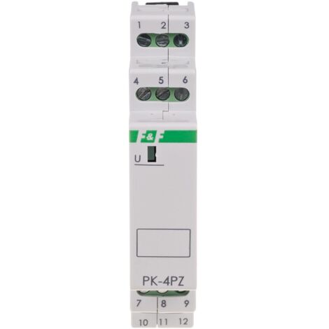 Relè elettromagnetico PK-4PZ 48V 48V AC/DC contatto: 2P I=2x8A 2Z I=2x8A 1 modulo