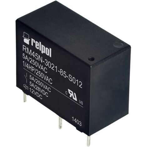 Relè elettromagnetico SPST-NO 12V 5A da c.s.
