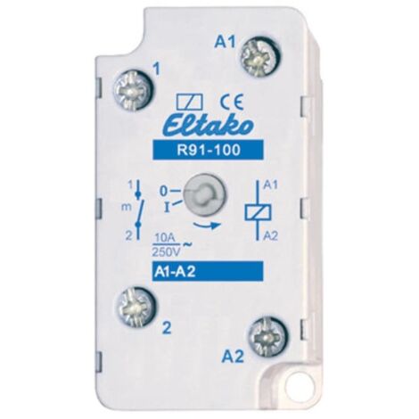 Relè Eltako Electronics bianco 12V 8A 32x26x50mm
