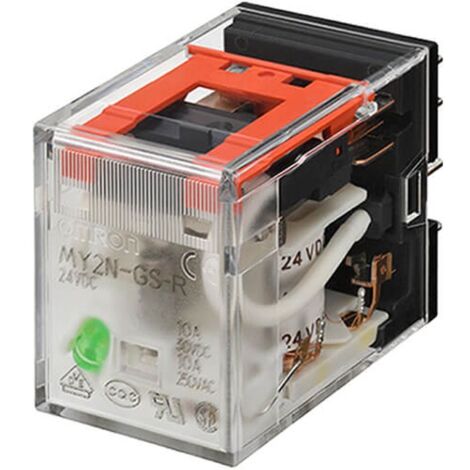 Relé enchufable Omron 14 Pin 4PDT 3A 220/240 V CA MY4GSRAC220240