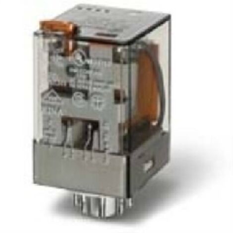 Relé enchufable Undecal Finder 3 intercambios 10A 24VAC 601380240040