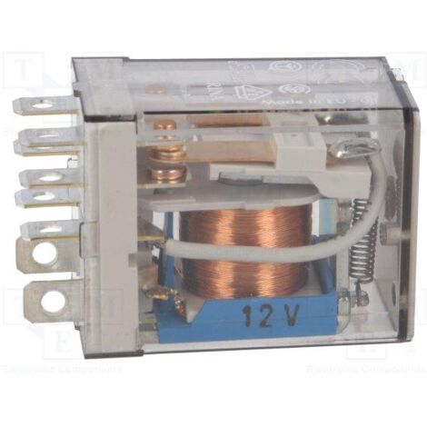 RELE FINDER 12Vdc 2Ctos Conmutados 12A/250Vac  56329012.0000