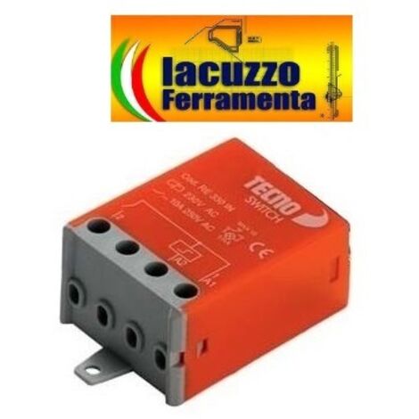 Rele' interruttore ad impulsi meccanico orange re330in