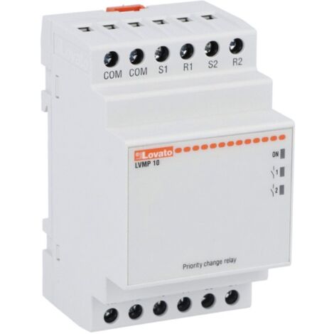 Relé inversor Lovato 2 salidas alternas 380V LVMP10A415