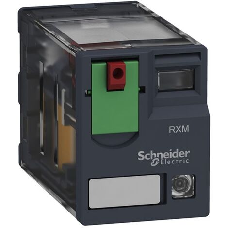 Relé miniatura 6A 4 NA/NF con LED 24V CA
