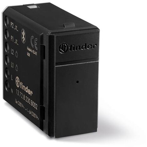 RelÈ multifunzione connesso bluetooth a 2 canali da frutto finder yesli tipo 13.72, colore nero, fin 13728230b002.