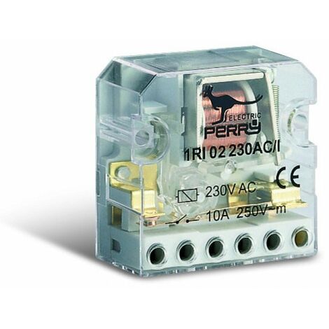 RELE' IMPULSI INCASSO 230V - PERRY ELECTRIC 1RI01230AC/I