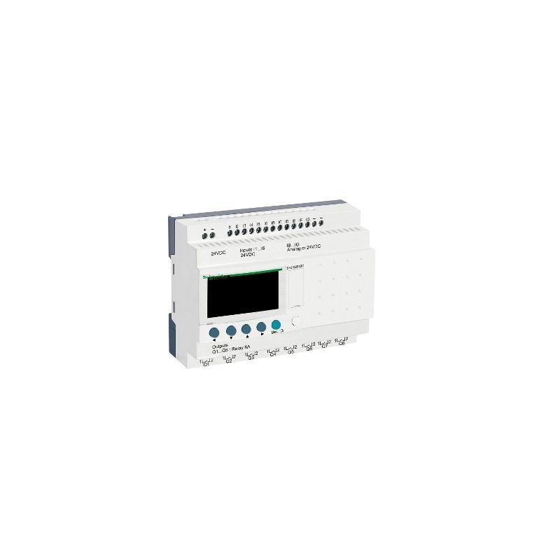 

Zelio Ii 12E/8R 24Cc Reloj Pantalla Schneider Electric Sr2B201Bd