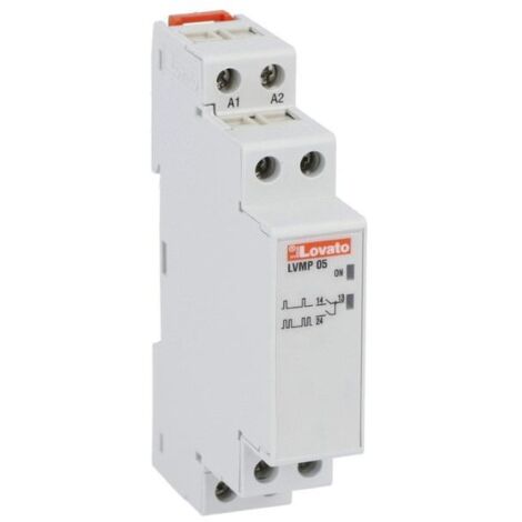 Relè scambio Lovato 2 uscite alimentazione AC-DC 24-48VDC 24-240VAC