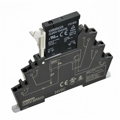 Relè slim statico Ø6mm OMR G3RVSR500D DC24 rilevamento remoto comando