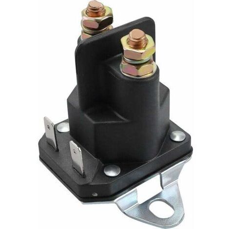Relé solenoide de arranque de 12 V y 4 pines, contactor de 12 voltios 762-1261-211-51, adecuado para cortadoras de césped, motos de nieve, carritos de golf, tractores cortacésped, etc.