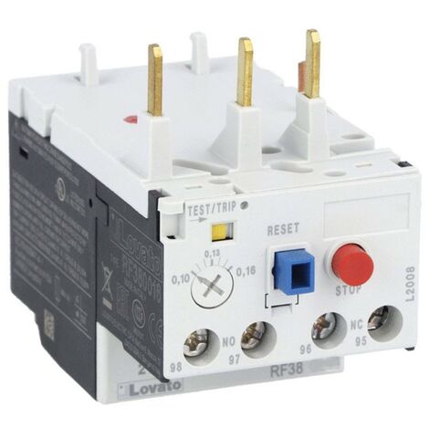 Relé térmico Lovato Montaje BF09-38 4 a 6,5A RF380650