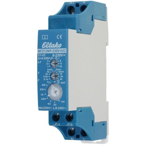 RELÉ TIEMPO MULTIFUNCIÓN ELTAKO MFZ12NP-230V+UC