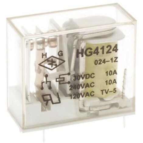 RELE' VERTICALE 10A/30VDC-220VAC 1 x INVERTER 24Vdc