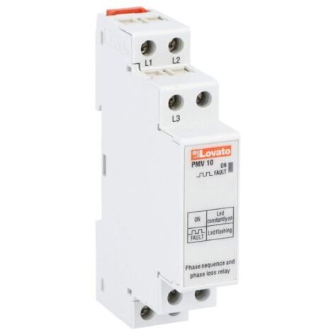 Relè voltmetrico Lovato trifase per mancanza fase 1M 208/480V PMV10A440