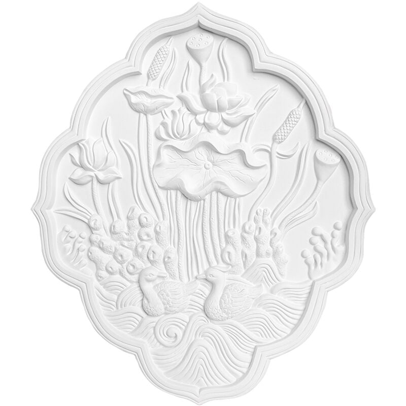 Hexim Perfect - relief mural tableau décor stucco pu Parfait 600x510mm K4035