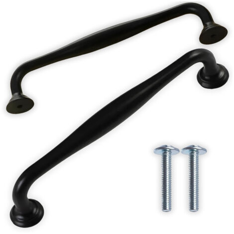 Reling Möbelgriff rustikal Metall schwarz modern Retro Loft 128