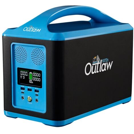 Relion Outlaw 1072S - Pack de energía portátil con LCD, LiFePO4, 12V/72Ah