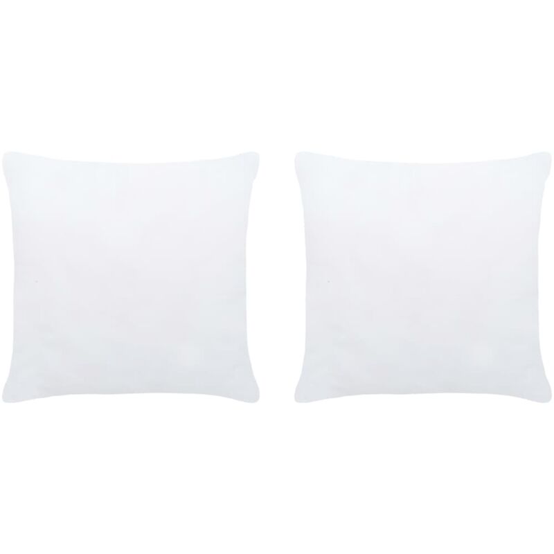 

vidaXL Relleno de Cojín Blanco 2 Unidades 60x60 cm - Blanco