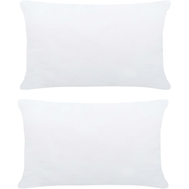 

Relleno de cojín 2 unidades blanco 50x30 cm