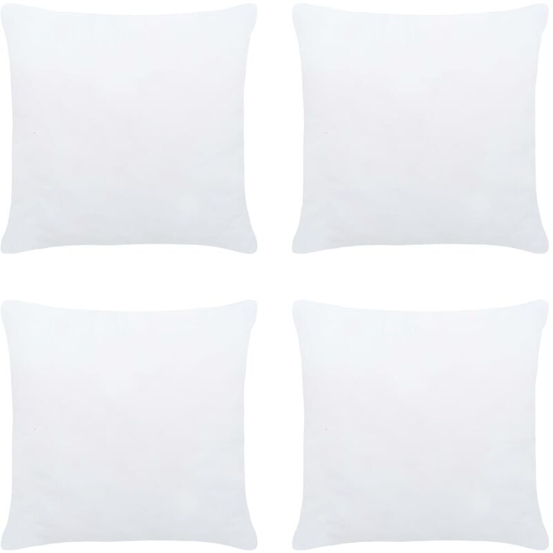 

Relleno de cojin 4 unidades blanco 30x30 cm