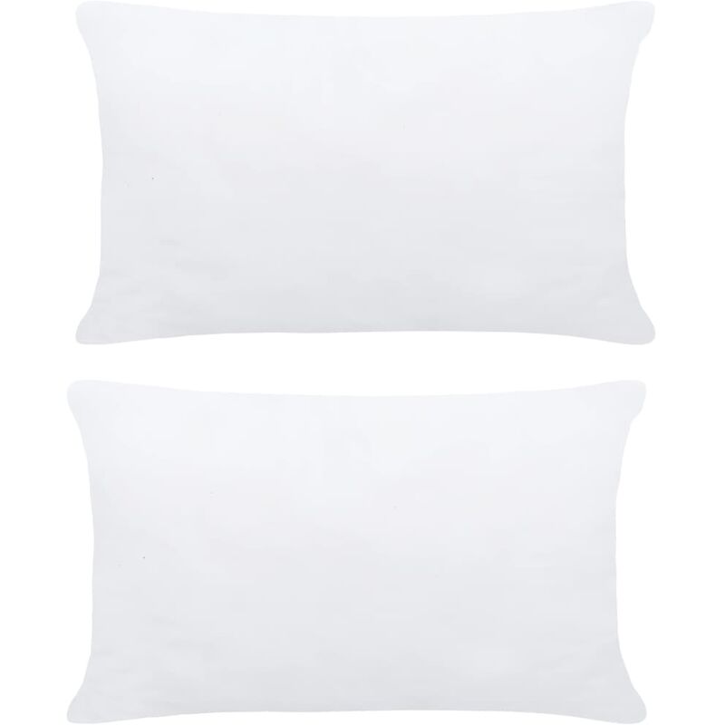 

Relleno de cojín 2 unidades blanco 70x50 cm - Blanco