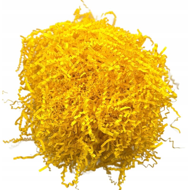 Relleno de papel decorativo amarillo para regalo (100 g)